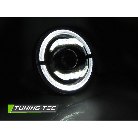 CHRYSLER JEEP WRANGLER TJ/ LJ/ JK 96-18 ANGEL EYE LED NOIR