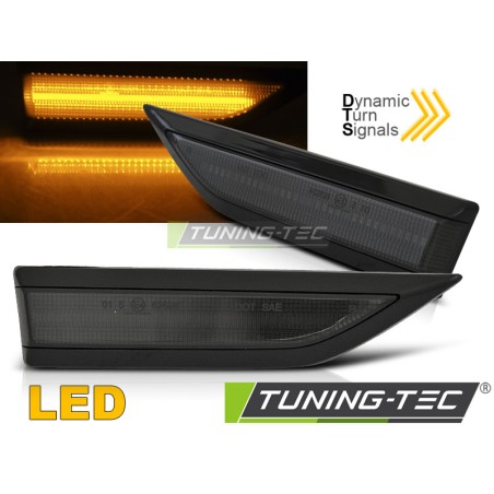 Clignotant latéral séquentiel fumé noir compatible VW Caddy 15- Clignotant latéral séquentiel fumé noir compatible VW Caddy 15-