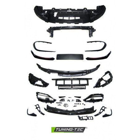 Pare-chocs avant style sport PDC pour MERCEDES CLA W117 16-19 Pare-chocs avant style sport PDC pour MERCEDES CLA W117 16-19