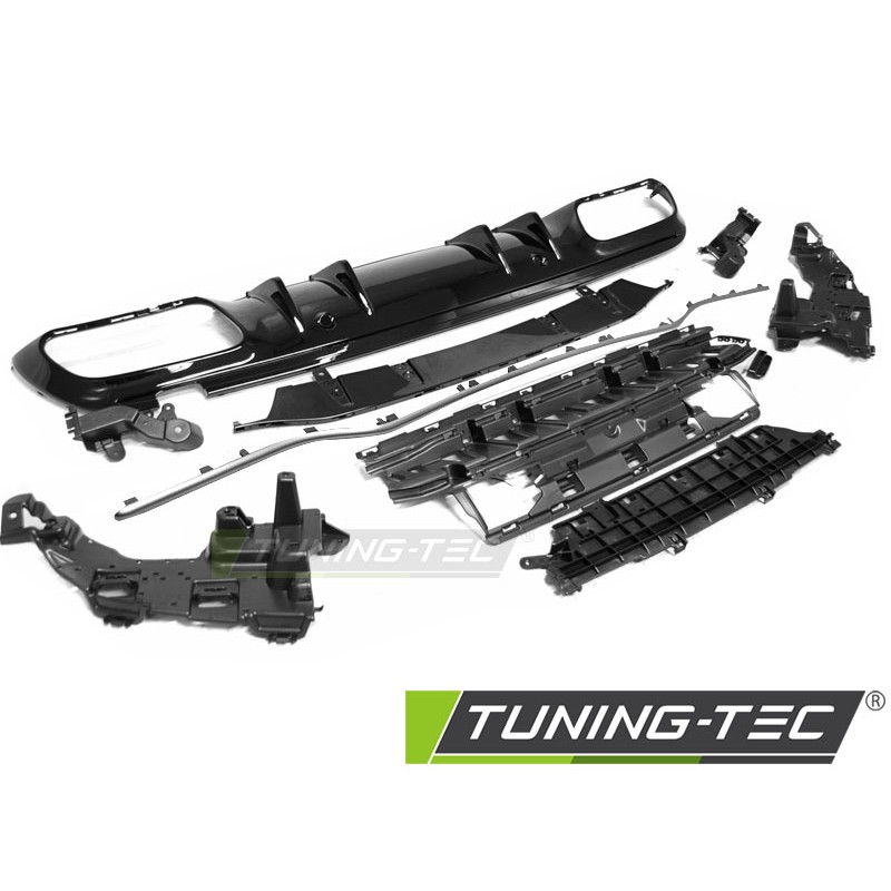 Diffuseur Sport Argent compatible MERCEDES W205 18- Diffuseur Sport Argent compatible MERCEDES W205 18-