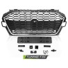 Grille Sport Chrome Noir PDC pour AUDI A4 B9 20- Grille Sport Chrome Noir PDC pour AUDI A4 B9 20-