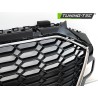 Grille Sport Chrome Noir PDC pour AUDI A4 B9 20- Grille Sport Chrome Noir PDC pour AUDI A4 B9 20-