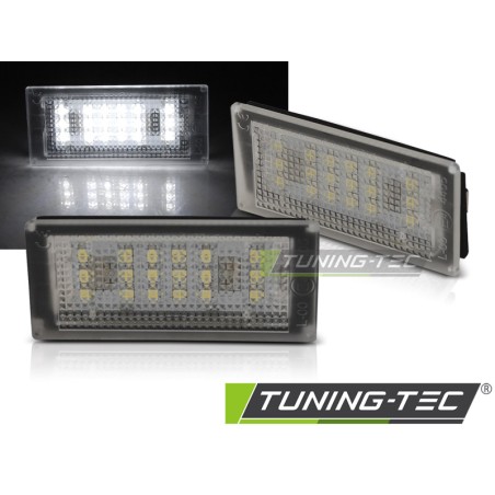 FEUX LED DE PLAQUE D'IMMATRICULATION compatibles avec BMW E46 COUPE / CABRIO / E46 M3 LCI 03-06 FEUX LED DE PLAQUE D'IMMATRICULATION compatibles avec BMW E46 COUPE / CABRIO / E46 M3 LCI 03-06