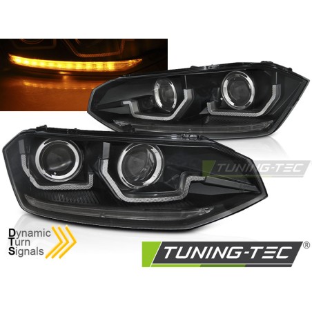 VW POLO VI 2G 17-21 LED séquentiel noir