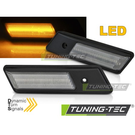 Clignotant latéral chromé LED séquentiel compatible BMW E34/E32/E36 Clignotant latéral chromé LED séquentiel compatible BMW E34/E32/E36