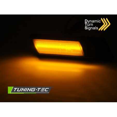 Clignotant latéral chromé LED séquentiel compatible BMW E34/E32/E36 Clignotant latéral chromé LED séquentiel compatible BMW E34/E32/E36