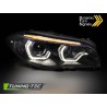 Phares Xénon AFS Angel Eyes LED DRL Noir Séquentiel compatible BMW F10/F11 10-13 Phares Xénon AFS Angel Eyes LED DRL Noir Séquentiel compatible BMW F10/F11 10-13