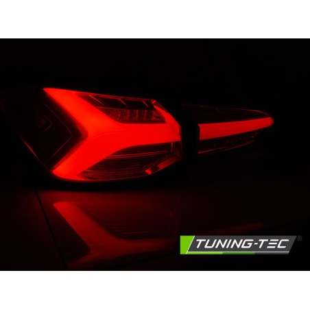 Feux arrière LED rouge blanc séquentiel pour Ford Focus 4 18-21 Hatchback