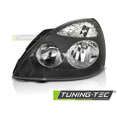 Phares noirs côté gauche TYC pour RENAULT CLIO II 06.01-09.05 Phares noirs côté gauche TYC pour RENAULT CLIO II 06.01-09.05