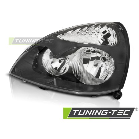 Phares noirs côté gauche TYC pour RENAULT CLIO II 06.01-09.05 Phares noirs côté gauche TYC pour RENAULT CLIO II 06.01-09.05