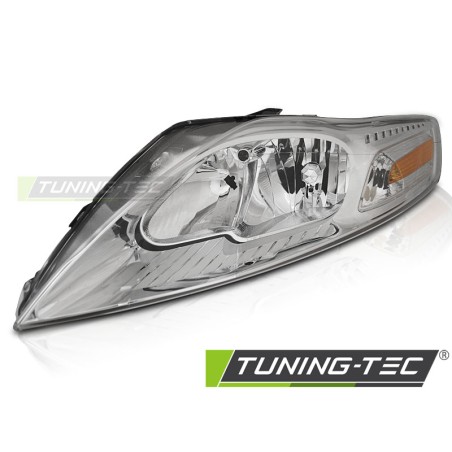 Phares chromés côté gauche TYC pour FORD MONDEO 07.07-11.10 Phares chromés côté gauche TYC pour FORD MONDEO 07.07-11.10