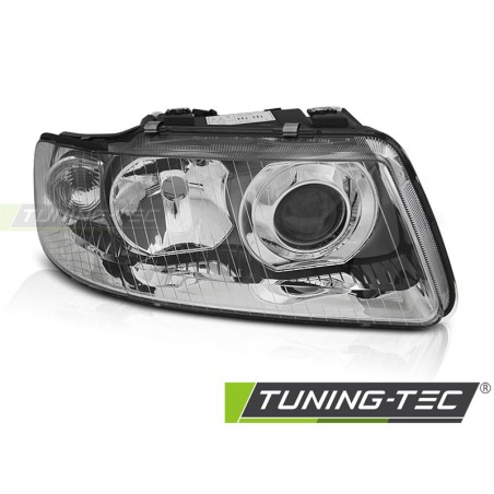 Phare chromé côté droit TYC pour AUDI A3 8L 00-03 Phare chromé côté droit TYC pour AUDI A3 8L 00-03