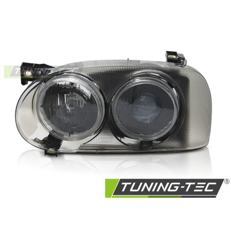 Phares fumés côté gauche TYC pour VW Golf 3 09.91-08.97 Phares fumés côté gauche TYC pour VW Golf 3 09.91-08.97