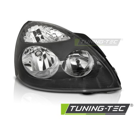 Phares noirs côté droit TYC pour RENAULT CLIO II 06.01-09.05 Phares noirs côté droit TYC pour RENAULT CLIO II 06.01-09.05