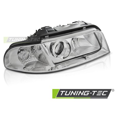 Phare chromé côté droit TYC pour AUDI A4 B5 99-00 Phare chromé côté droit TYC pour AUDI A4 B5 99-00