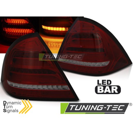 MERCEDES W203 BERLINE 04-07 RED SMOKE LED BAR