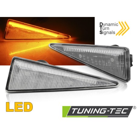 Clignotant latéral LED blanc séquentiel pour RENAULT MEGANE MK2/ SCENIC Clignotant latéral LED blanc séquentiel pour RENAULT MEGANE MK2/ SCENIC
