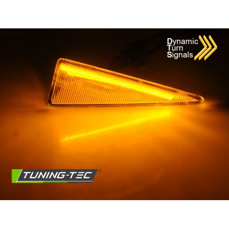 Clignotant latéral LED blanc séquentiel pour RENAULT MEGANE MK2/ SCENIC Clignotant latéral LED blanc séquentiel pour RENAULT MEGANE MK2/ SCENIC