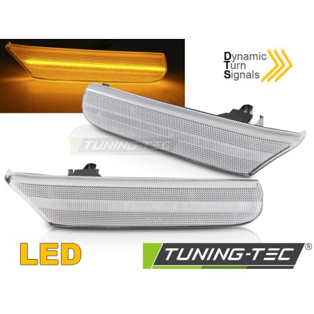 Clignotant latéral LED blanc séquentiel pour PORSCHE 911 996 / BOXSTER 986 Clignotant latéral LED blanc séquentiel pour PORSCHE 911 996 / BOXSTER 986