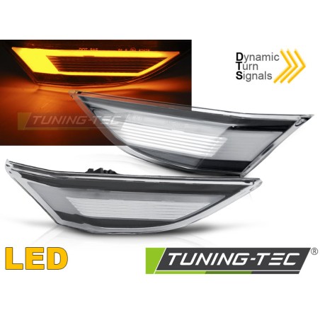 Clignotant latéral LED blanc séquentiel pour PORSCHE 911 (991) CARRERA 11-15 Clignotant latéral LED blanc séquentiel pour PORSCHE 911 (991) CARRERA 11-15
