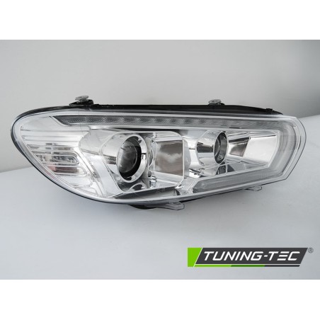 Phares séquentiels LED chrome pour VW Scirocco 08-04.14