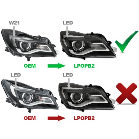 OPEL INSIGNIA 13-17 LED NOIR