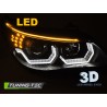 Phares ANGEL EYES LED 3D Noir pour BMW E60 E61 03-07 Phares ANGEL EYES LED 3D Noir pour BMW E60 E61 03-07