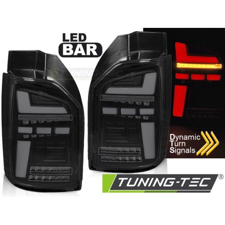 Feux arrière à LED noir fumé séquentiel pour VW T6.1 20- ampoule OEM Feux arrière à LED noir fumé séquentiel pour VW T6.1 20- ampoule OEM