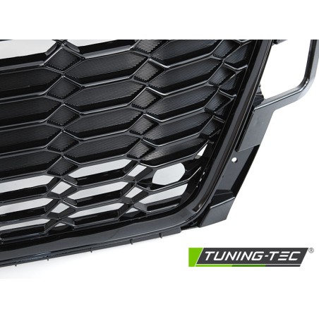 Grille sport noir brillant PDC pour AUDI A4 B9 20- Grille sport noir brillant PDC pour AUDI A4 B9 20-