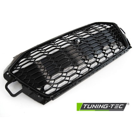 Grille sport noir brillant PDC pour AUDI A4 B9 20- Grille sport noir brillant PDC pour AUDI A4 B9 20-