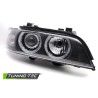 Phares Xénon Angel Eyes Noirs compatibles BMW E39 LCI 00-03 Phares Xénon Angel Eyes Noirs compatibles BMW E39 LCI 00-03
