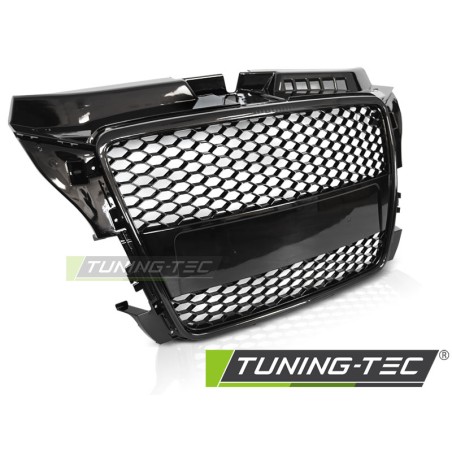 Grille Sport Noir Brillant compatible AUDI A3 (8P) 04.08-07.12