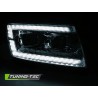 Phares LED TUBE LIGHT Chrome DRL Séquentiel pour VW Crafter II 2017- Phares LED TUBE LIGHT Chrome DRL Séquentiel pour VW Crafter II 2017-