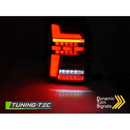 Feux arrière à LED rouge fumé séquentiel pour VW T6 15-19 OEM Bulb