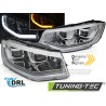 Phares TUBE LIGHT chrome DRL séquentiel pour VW CADDY 20- Phares TUBE LIGHT chrome DRL séquentiel pour VW CADDY 20-
