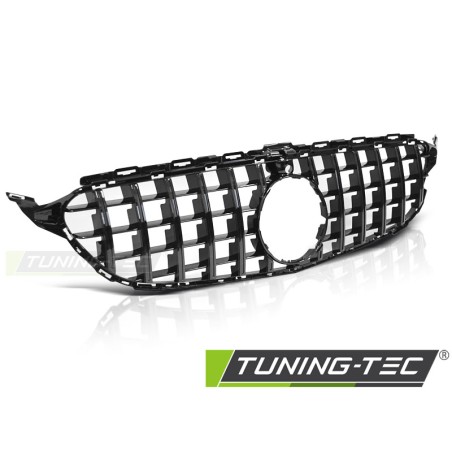 Grille Sport Noir Brillant compatible Mercedes W205 14-18