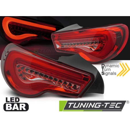 TOYOTA GT86 12-21 LED BAR ROUGE SÉQUENTIEL