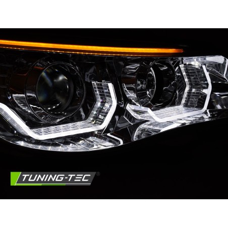 PHARES ANGEL EYES LED 3D CHROME compatible BMW E60 E61 03-07 PHARES ANGEL EYES LED 3D CHROME compatible BMW E60 E61 03-07