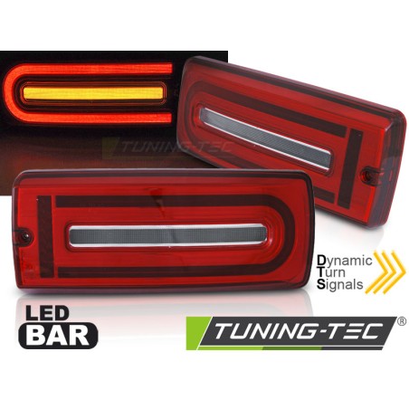 Feux arrière LED BAR rouge blanc pour MERCEDES W463 G-CLASS 90-18