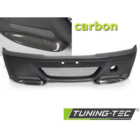 Pare-chocs avant look CSL carbone pour BMW E46 4D/5D 98-05 Pare-chocs avant look CSL carbone pour BMW E46 4D/5D 98-05