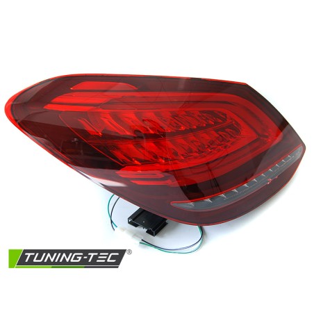 Feux arrière à LED rouge blanc séquentiel pour MERCEDES C-CLASS W205 14-18