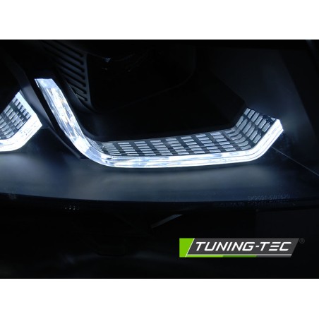 Phares T6.1 VW TubeLight Noir DRL Clignotants Séquentiel