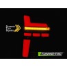 Feux arrière LED BAR rouge fumé séquentiel pour VW T6, T6.1 15-21 OEM LED Feux arrière LED BAR rouge fumé séquentiel pour VW T6, T6.1 15-21 OEM LED