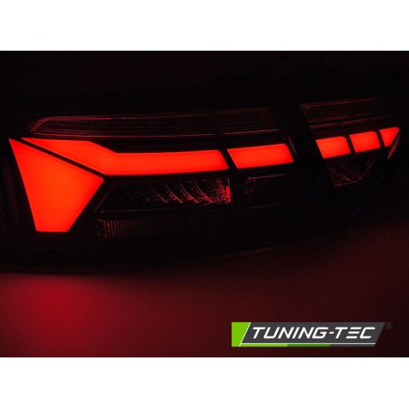 Feux arrière LED BAR fumés séquentiels pour AUDI A5 11-16