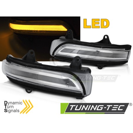 Clignotant latéral dans le rétroviseur LED blanc séquentiel pour TOYOTA LAND CRUISER 150 09- Clignotant latéral dans le rétroviseur LED blanc séquentiel pour TOYOTA LAND CRUISER 150 09-
