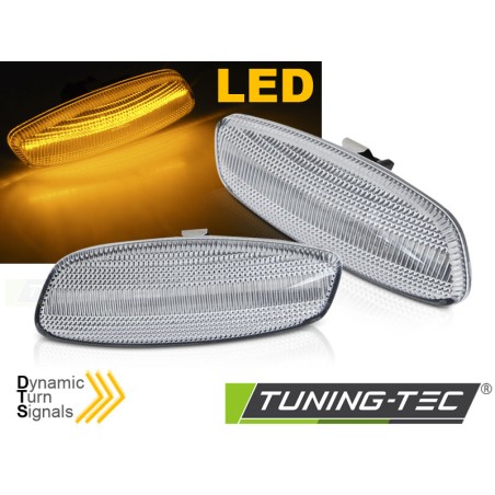 Clignotant latéral séquentiel dans le rétroviseur LED blanc compatible avec PEUGEOT 207 308 3008 5008 CITROEN C3 C4 C5 Clignotant latéral séquentiel dans le rétroviseur LED blanc compatible avec PEUGEOT 207 308 3008 5008 CITROEN C3 C4 C5
