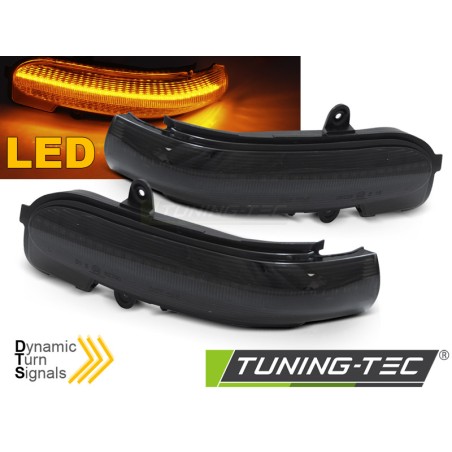Clignotant latéral séquentiel à LED fumé dans le rétroviseur pour MERCEDES W203 T203 CL203 00-07 Clignotant latéral séquentiel à LED fumé dans le rétroviseur pour MERCEDES W203 T203 CL203 00-07