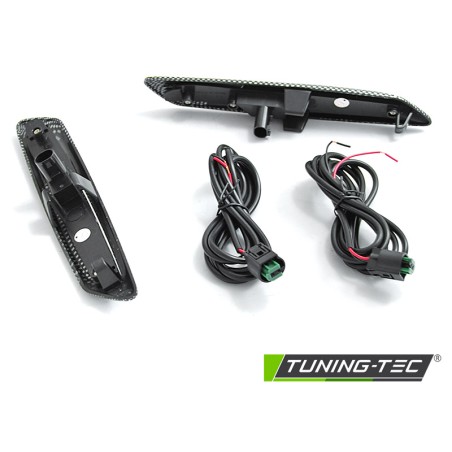 Clignotant latéral séquentiel carbone fumé compatible BMW F10/F11 10-13 Clignotant latéral séquentiel carbone fumé compatible BMW F10/F11 10-13