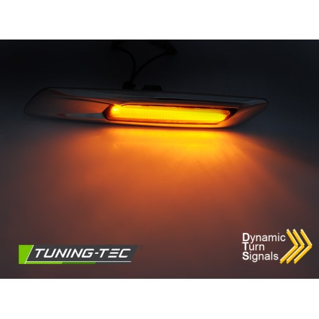Clignotant latéral séquentiel fumé argenté compatible BMW F10/F11 10-13 Clignotant latéral séquentiel fumé argenté compatible BMW F10/F11 10-13