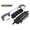 Diffuseur Style Sport Double Sortie Double Silencieux compatible BMW G30 G31 LCI Diffuseur Style Sport Double Sortie Double Silencieux compatible BMW G30 G31 LCI